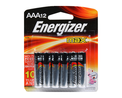 Energizer Max 12Pk Battery Aaa 1 Un - 04878