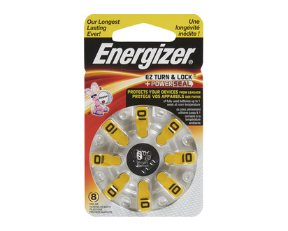 Energizer Hearing Aid Battery Az10 8 Pk - 10281