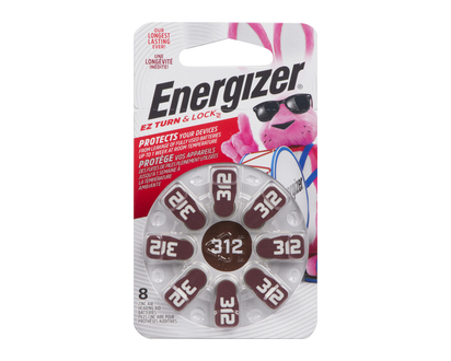 Energizer Hearing Aid Battery Az312 8 Pk - 10283