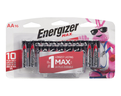 Energizer Max Battery Aa 16 Pk - 10803