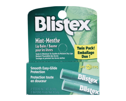 Blistex Lip Balm Mint Twin Pack 8.5 Gr - 85025