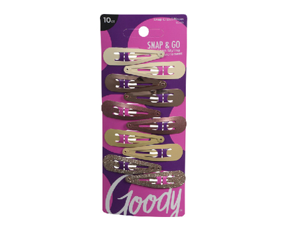 Goody Contour Clips Rose Gold 10 Pk - 16789