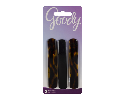 Goody Classics Autoclasp 2 Tort 1 Black 1 Un - 80285