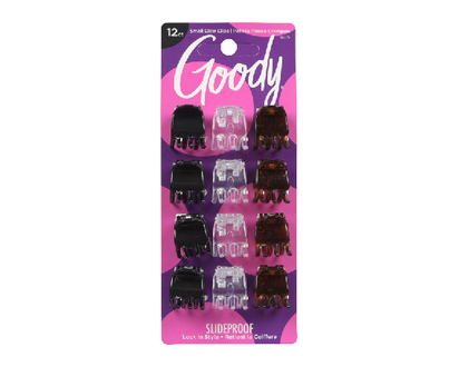 Goody Claw Clip 3 Prong Mini 12 Pk - 82775