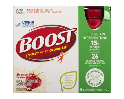 Boost Hi Protein Strawberry 237Ml 6 Pk - 30881