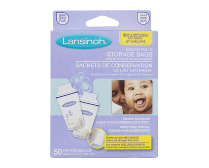 Lansinoh Breast Milk Storage Bags 50 Pk - 20456