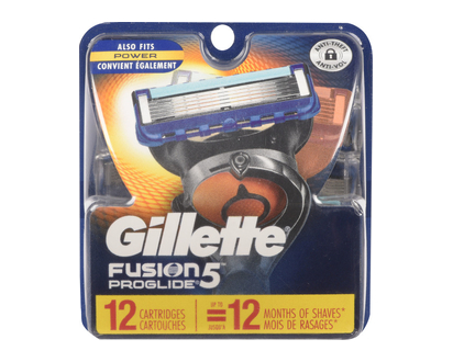 Gillette Fusion Proglide Manual Cartridg 12 Ct - 00196
