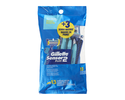 Gillette Custom Plus Pivot Sensitve Disp 10 Pk - 11579