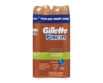 Gillette Fusion Hydra Gel Ultra Sensitive 207 Gr - 30610