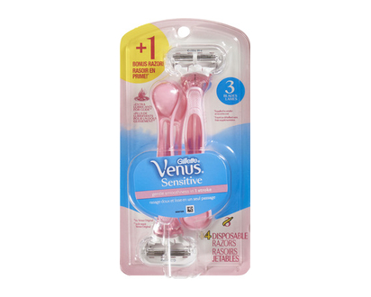 Gillette Venus Disposable Razor Sens P 3 Pk - 31389