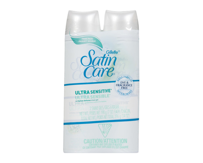 Satin Care Ultra Sensitive 198G Twin Pack 2 Pk - 65701