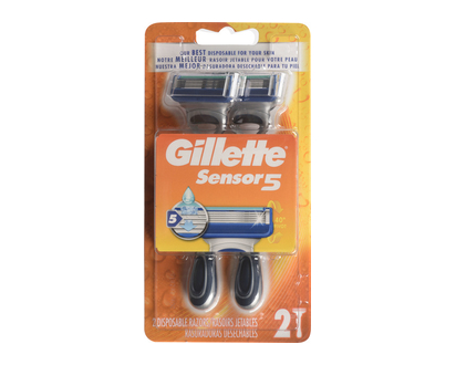 Gillette Sensor 5 Base 2 Pk - 65867
