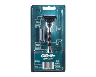 Gillette Mach 3 Base Razor 2 Pk - 65892