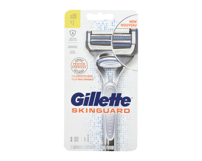 Gillette Skinguard Razor W2 Cart 2 Pk - 66506