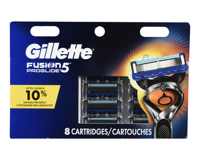 Gillette Fusion5 Proglide Razor Cart Bb Pk 8 Pk - 66711