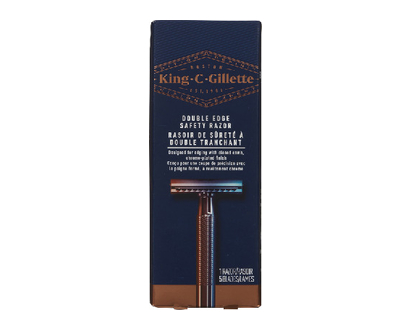 King C Gillette Double Edge Razor Hndl+Rf 5 Pk - 67050