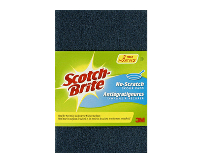 Scotch Brite No Scratch Scour Pad 2 Pk - 63553