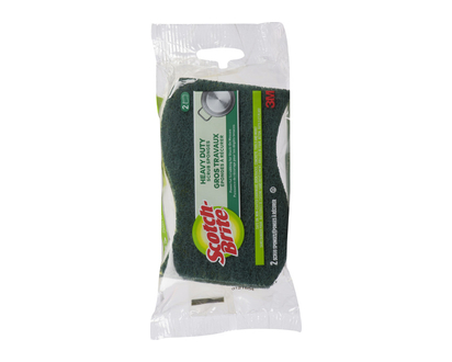 3M Scotch Brite Scrub Sponge Heavy Duty 2 Pk - 07984