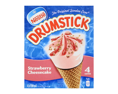 Drumstick Strwaberry Cheesecake 520Ml 4 Pk - 17455