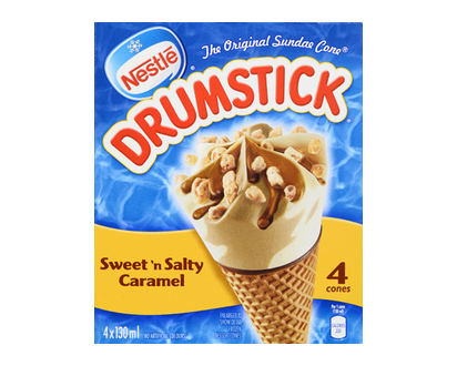 Drumstick Salty Caramel 520Ml 4 Pk - 17457