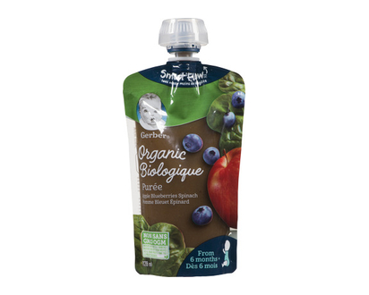 Gerber Orgnc Puree App Blub Spin 128 Ml - 37349