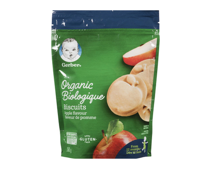 Gerber Org Glufre Biscuits Appl 150 Gr - 37777