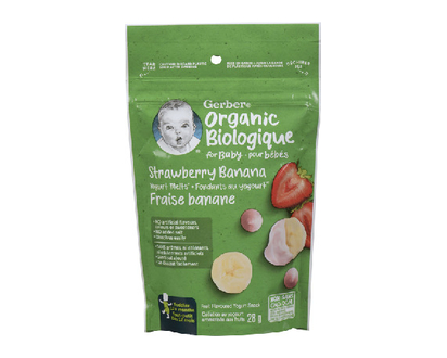Gerber Org Yogurt Mlts Strwbna 28 Gr - 37779