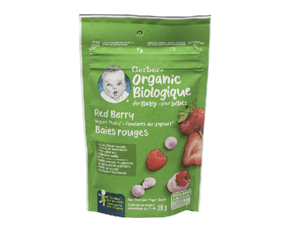 Gerber Org Yogurt Mlts Rdberries 28 Gr - 37780