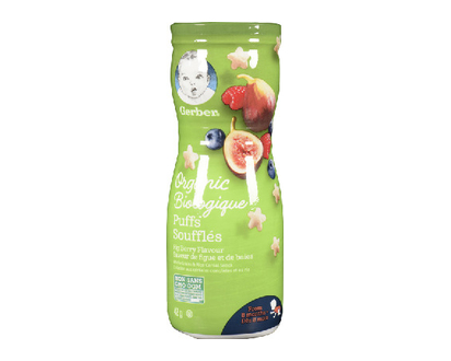 Gerber Organic Puffs Fig Berry 42 Gr - 38529