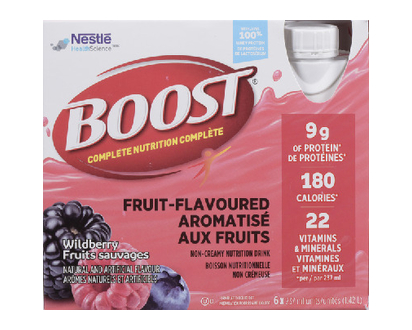 Boost Fruit Flv Beverage Wildberry 6X237ml 6 Pk - 40759