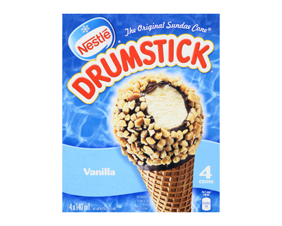 Nestle Drumstick Vanilla Multipack 4 Pk - 91727