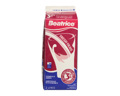 Beatrice Milk Homogenized 2 Lt - 11000