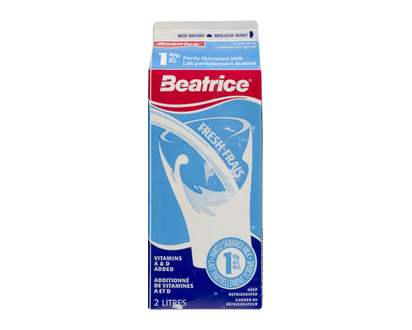 Beatrice Milk 1% 2 Lt - 11009