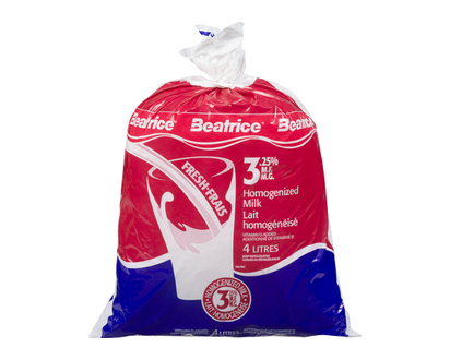 Beatrice Milk Homogenized 3% 4 Lt - 11100