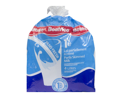 Beatrice Milk Partly Skimmed 1% 4 Lt - 11109