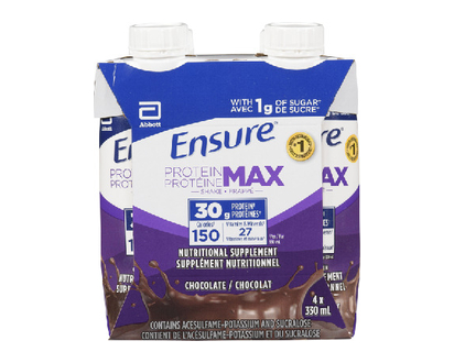 Ensure Protein Max 30G Milk Chocolte 330Ml 4 Pk - 00230