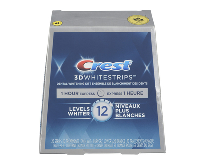 Crest 3D White 1 Hour Express Whitestrips 10 Pk - 00417