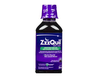 Vicks Zzzquil Nighttime Sleep Aid Berry 354 Ml - 07689