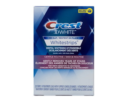 Crest 3D Whitestrips Gentle Routine 14 Pk - 07901