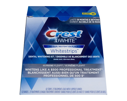 Crest 3D Whitestrip Supreme Flex Fit 21 Pk - 07903