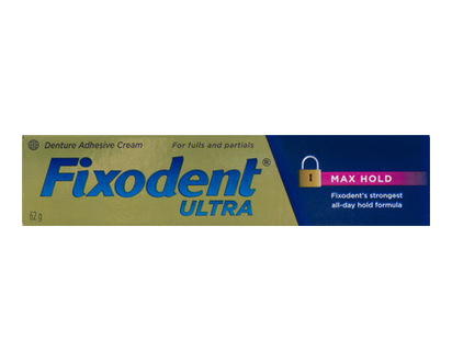 Fixodent Ultra Max Hold Denture Adh Cream 62 Gr - 07999