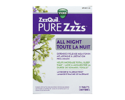 Vicks Zquil Pure Zzzs Er Tablet 21 Pk - 08581