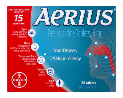 Aerius Allergy Tablets 50 Pk 50 Pk - 32052