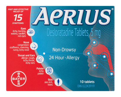 Aerius Allergy Tablets 10 Pk - 32410