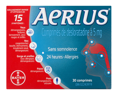 Aerius Allergy Tablets 30 Pk - 32430