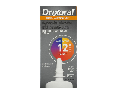 Drixoral Decongestant Nasal Spray 0.05% 30 Ml - 83227