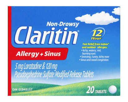 Claritin Allergy & Sinus Tablets 20 Pk - 97020