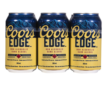 Coors Edge Non Alcoholic Cans 355Ml 6 Pk - 01303