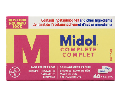 Midol Complete Tb 500Mg 40 Pk - 37215