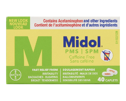 Midol Pms Tb 500Mg 40 Pk - 37216